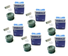 Piston Set - MAHLE - VW, Ford, Mercedes VR6, V6 Engine (Size 82.51)